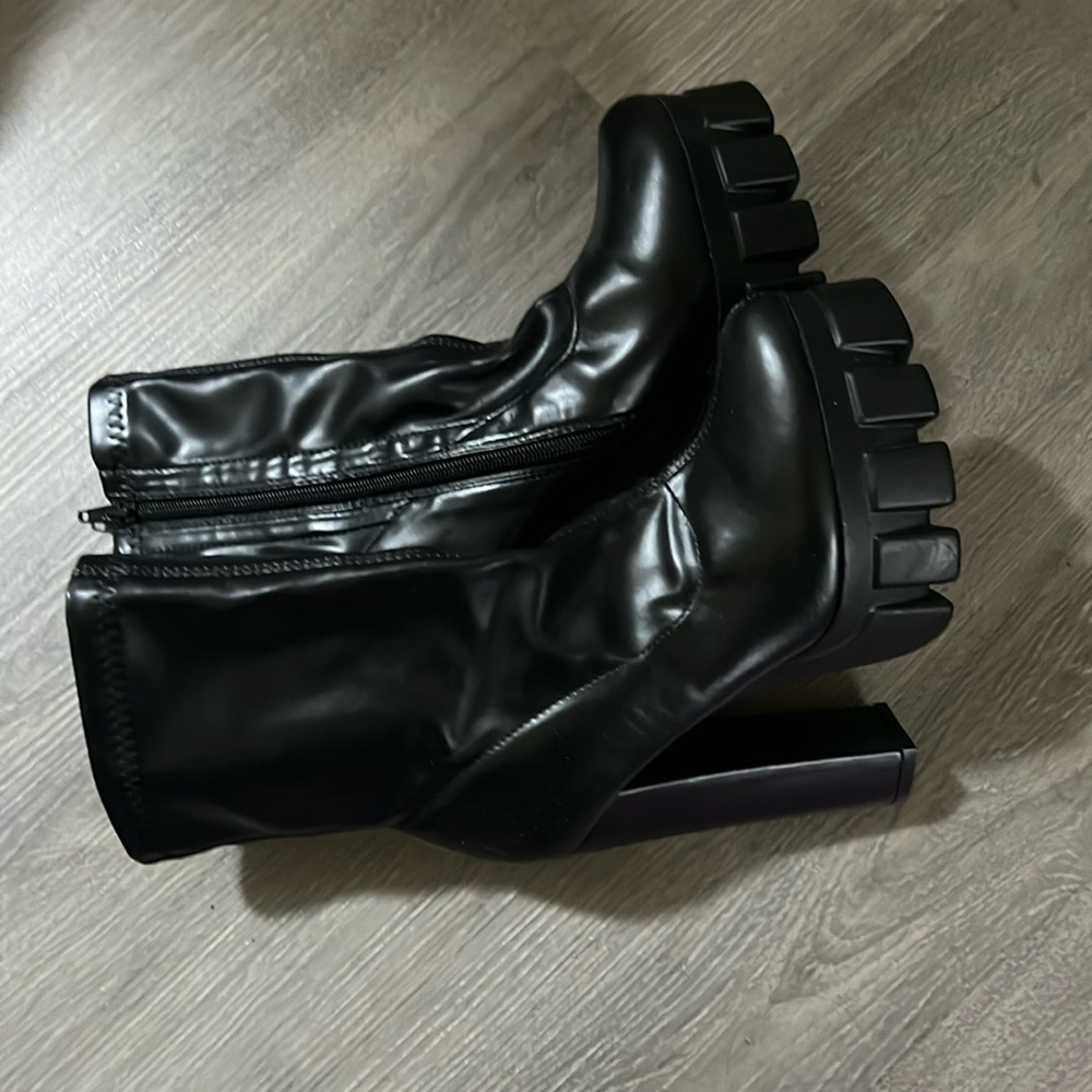 Black boots